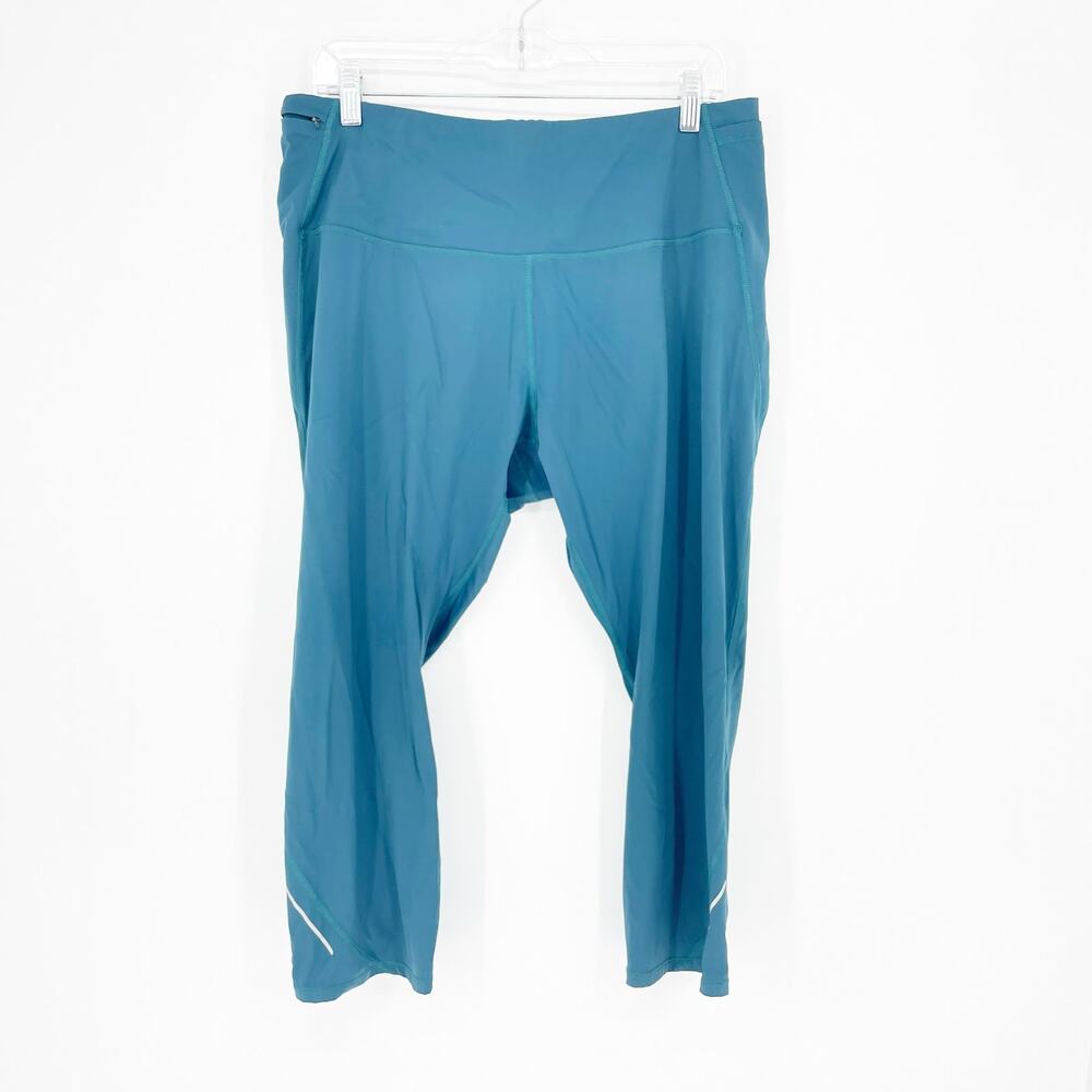 All In Motion Blue Crop Legging Size XXL